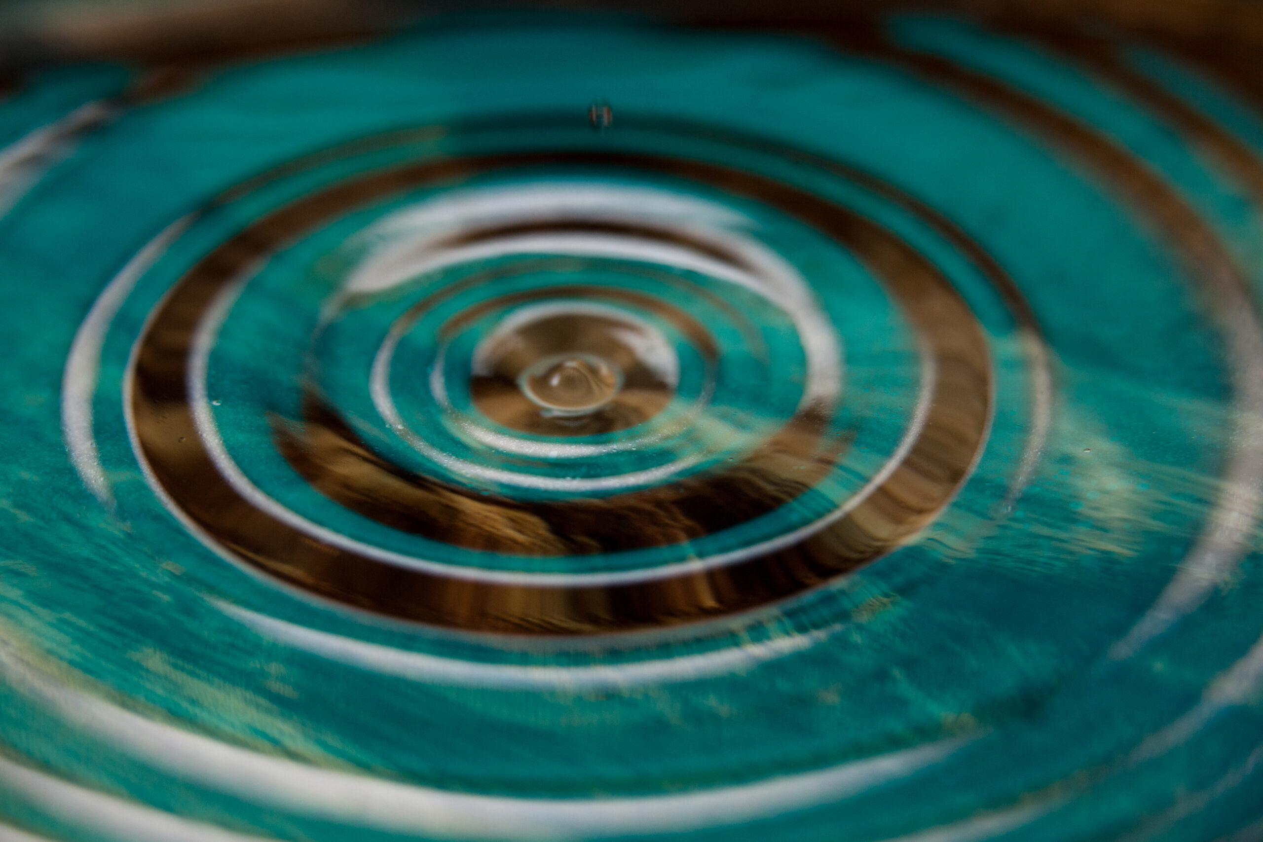 Close-up of ripples in water